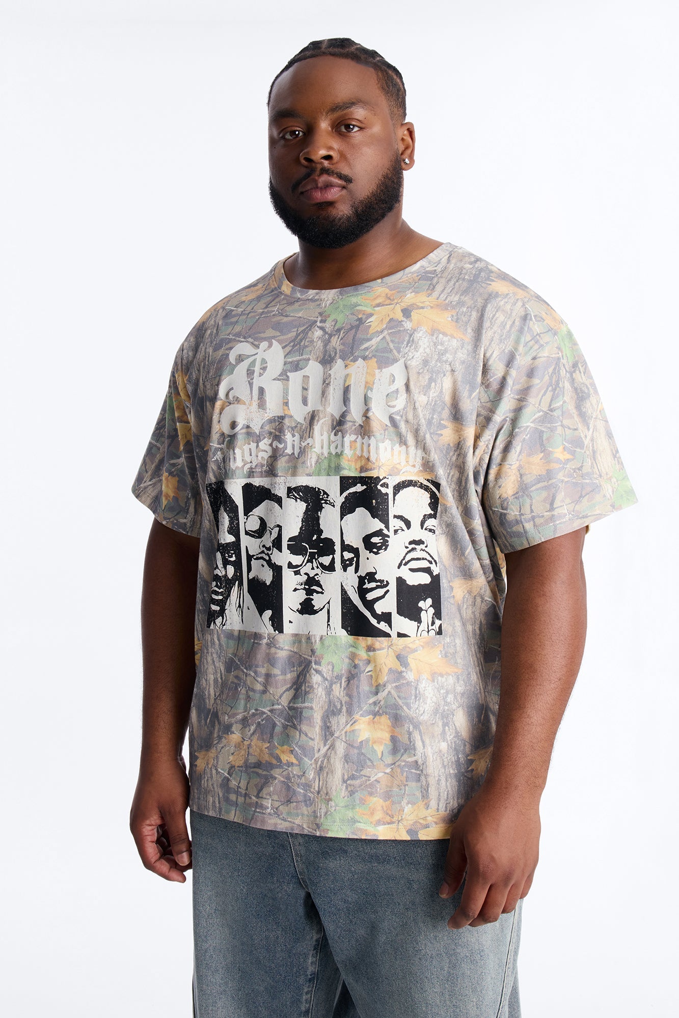 Bone Thugs N Harmony Camo Short Sleeve Shirt - Camouflage