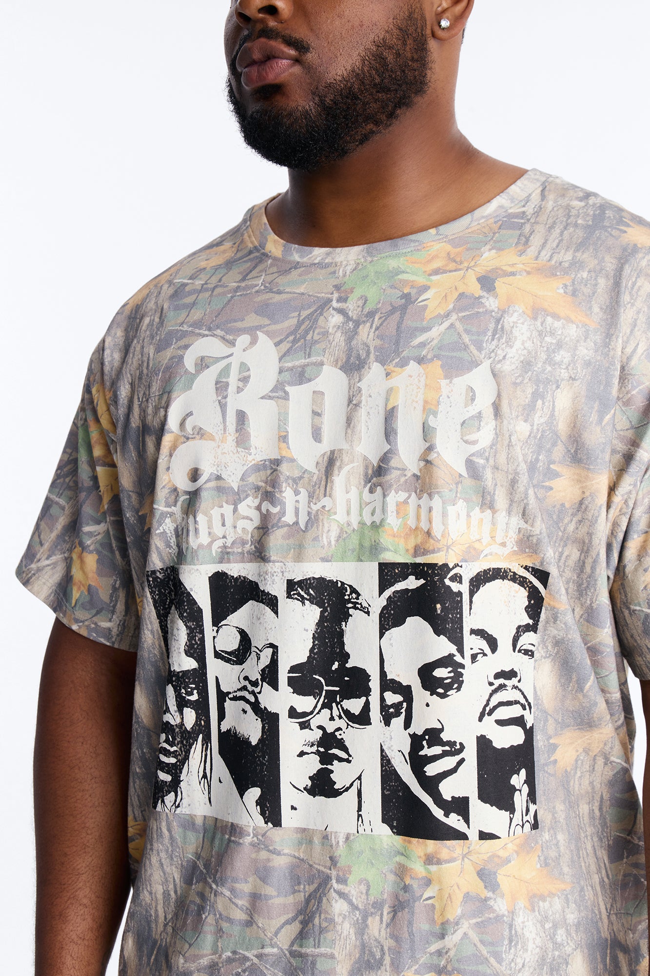 Bone Thugs N Harmony Camo Short Sleeve Shirt - Camouflage