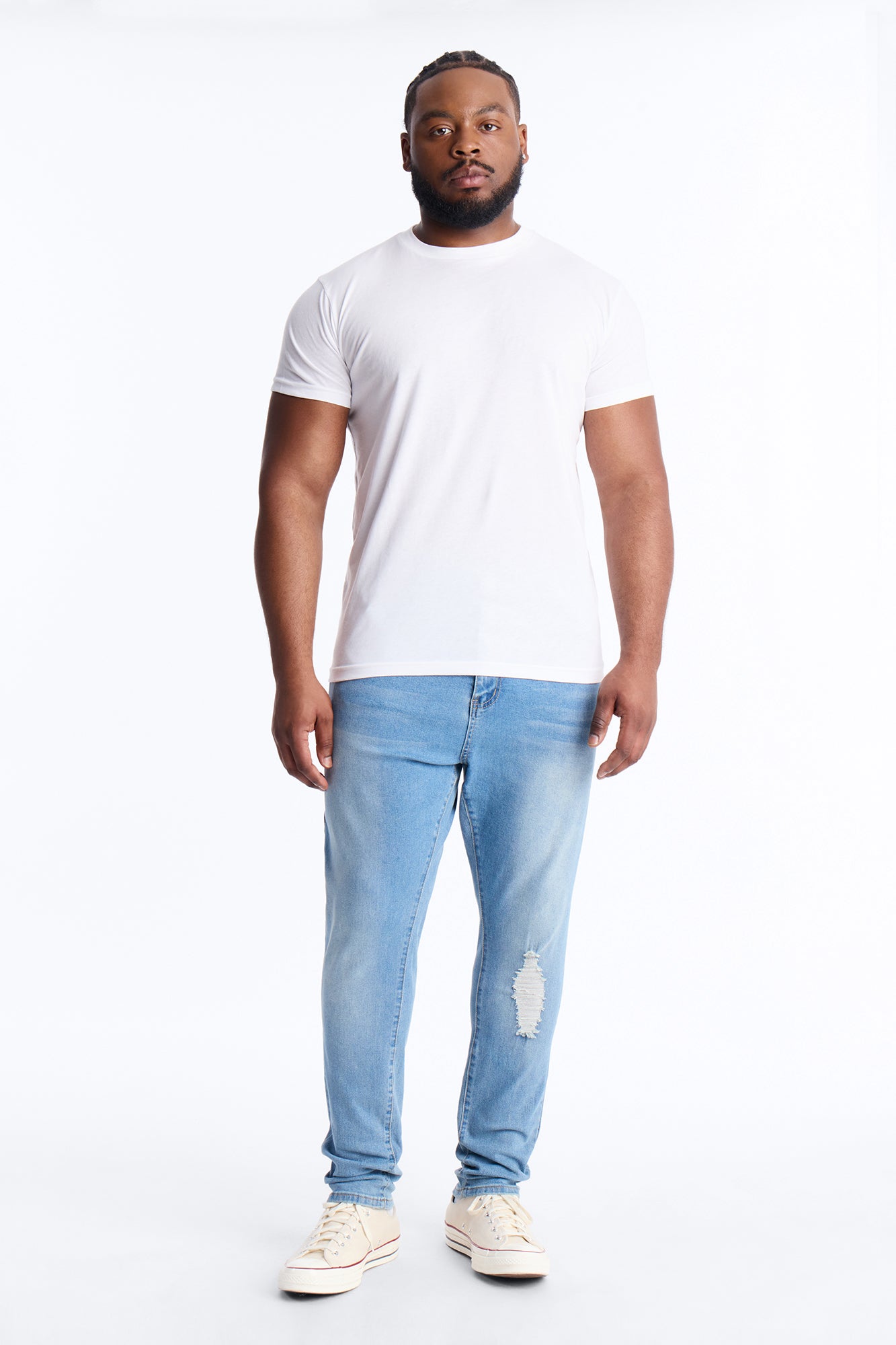 Classic Muscle Fit Tee - White