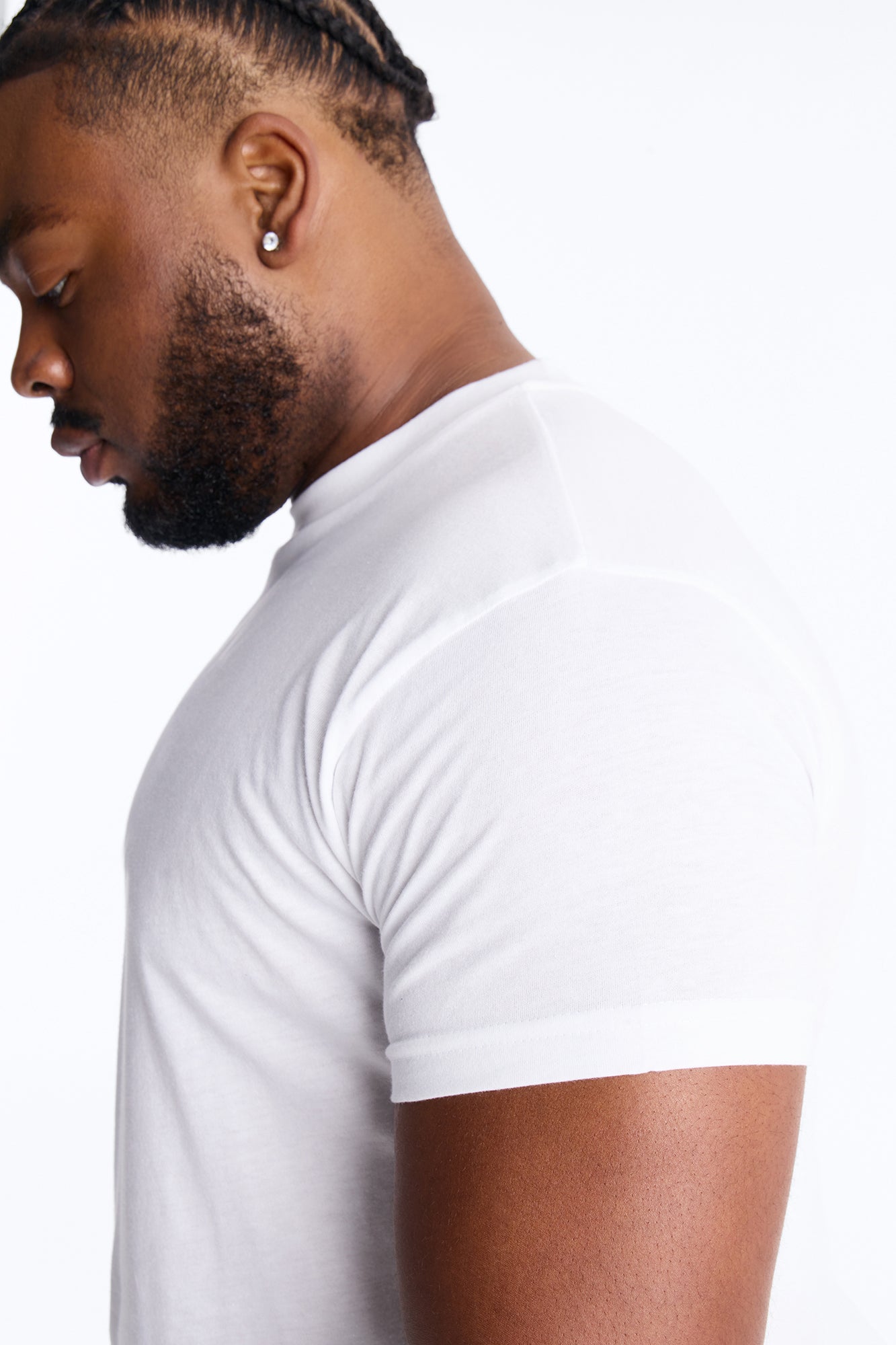 Classic Muscle Fit Tee - White
