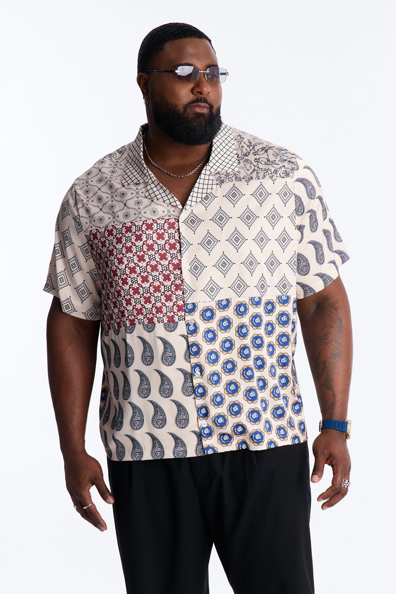 Sundust Cuban Collar Shirt - Multi Color