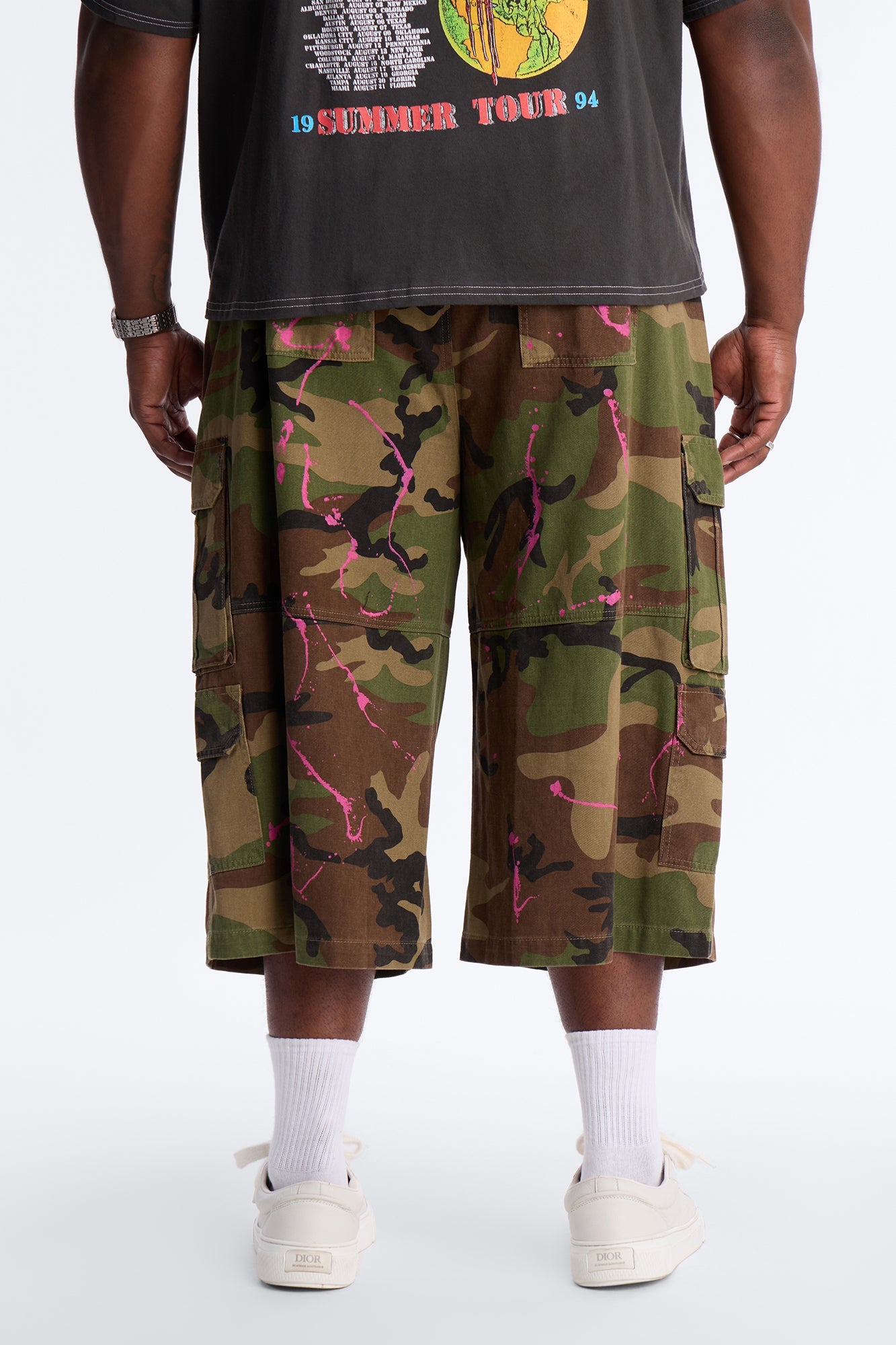 Baggy Art Collide Short - Camouflage