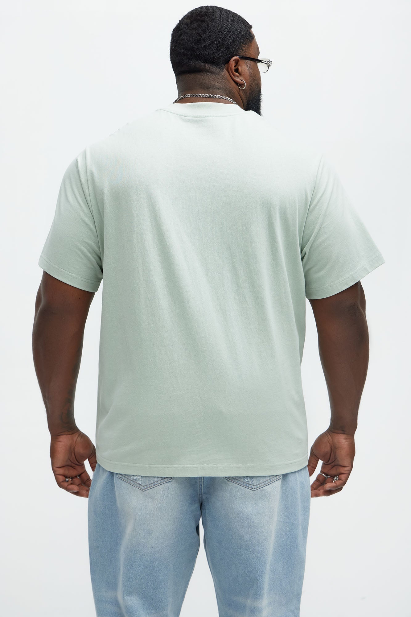 Oversized Heavyweight Tee 240GSM - Sage
