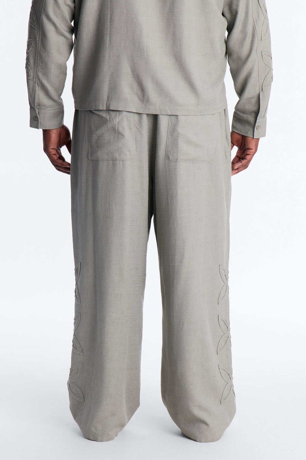 Wide Leg Tropical Fearless Pant - Sage