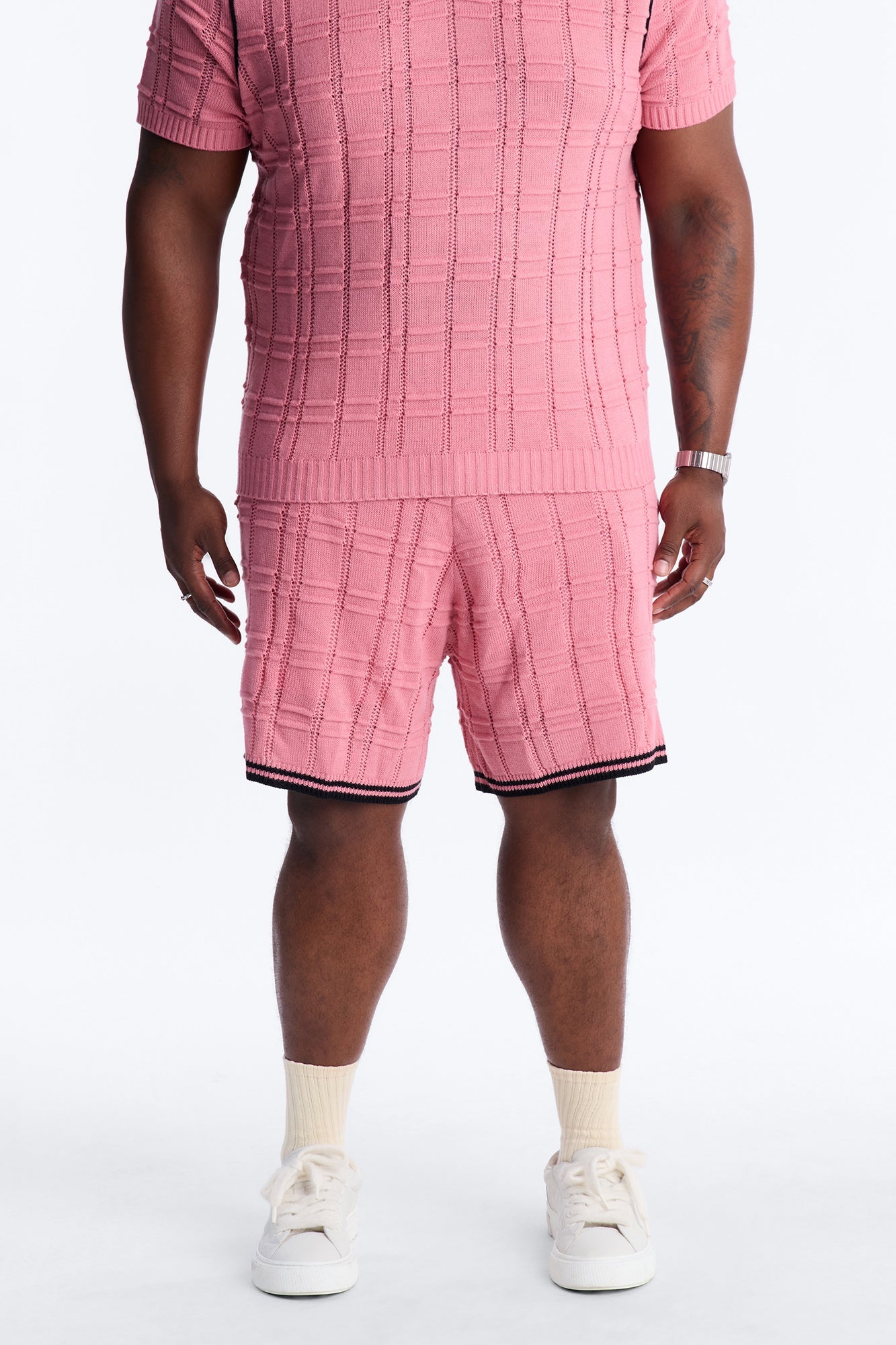 Relaxed Riviera Knit Short - Pink