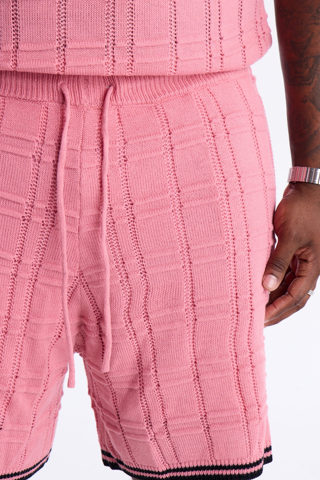 Relaxed Riviera Knit Short - Pink