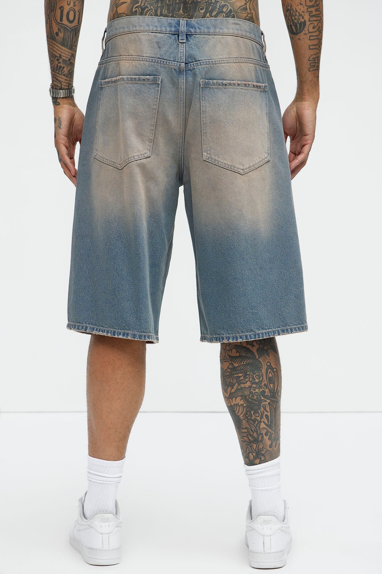 Colin Baggy Denim Short - Vintage Blue Wash