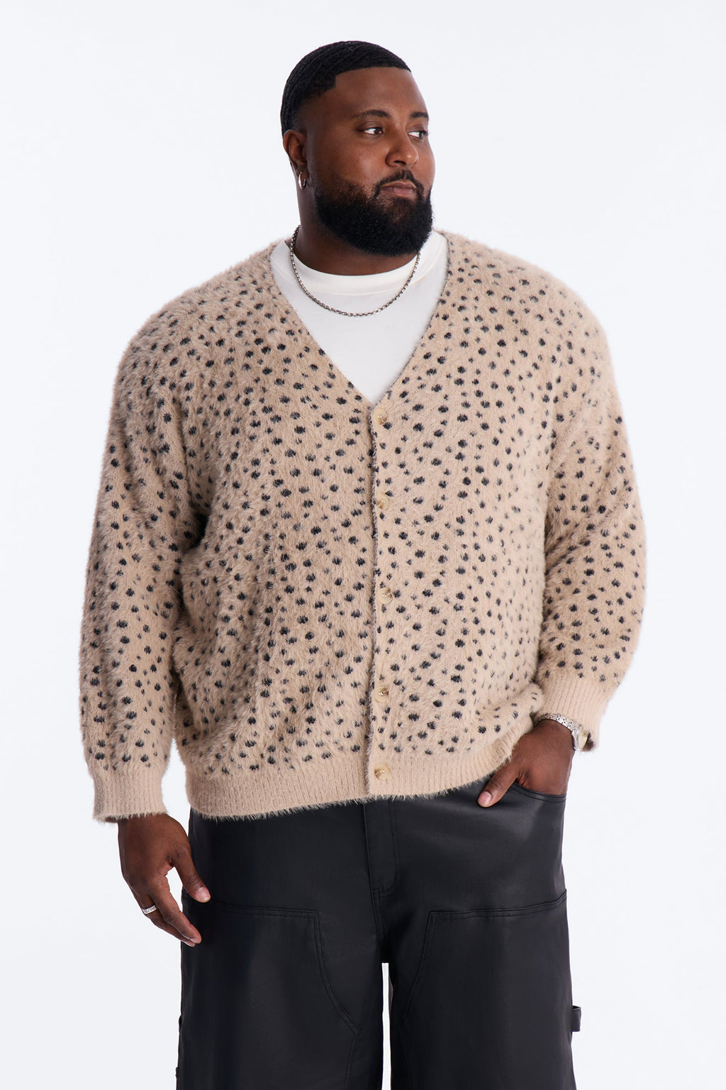 Primal Instinct Cheetah Cardigan - Tan