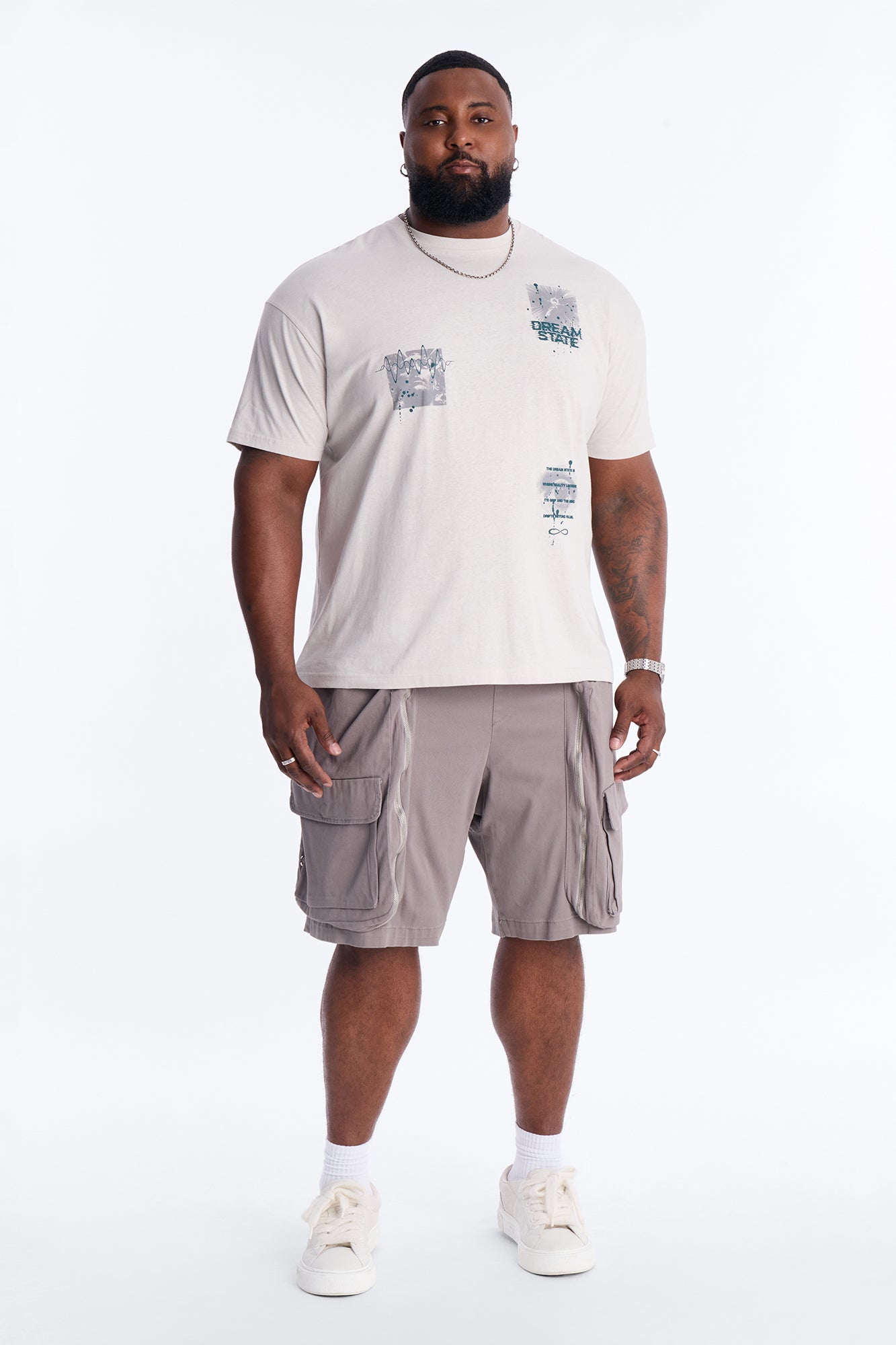 Beyond Your Dreams Short Sleeve Tee - Grey