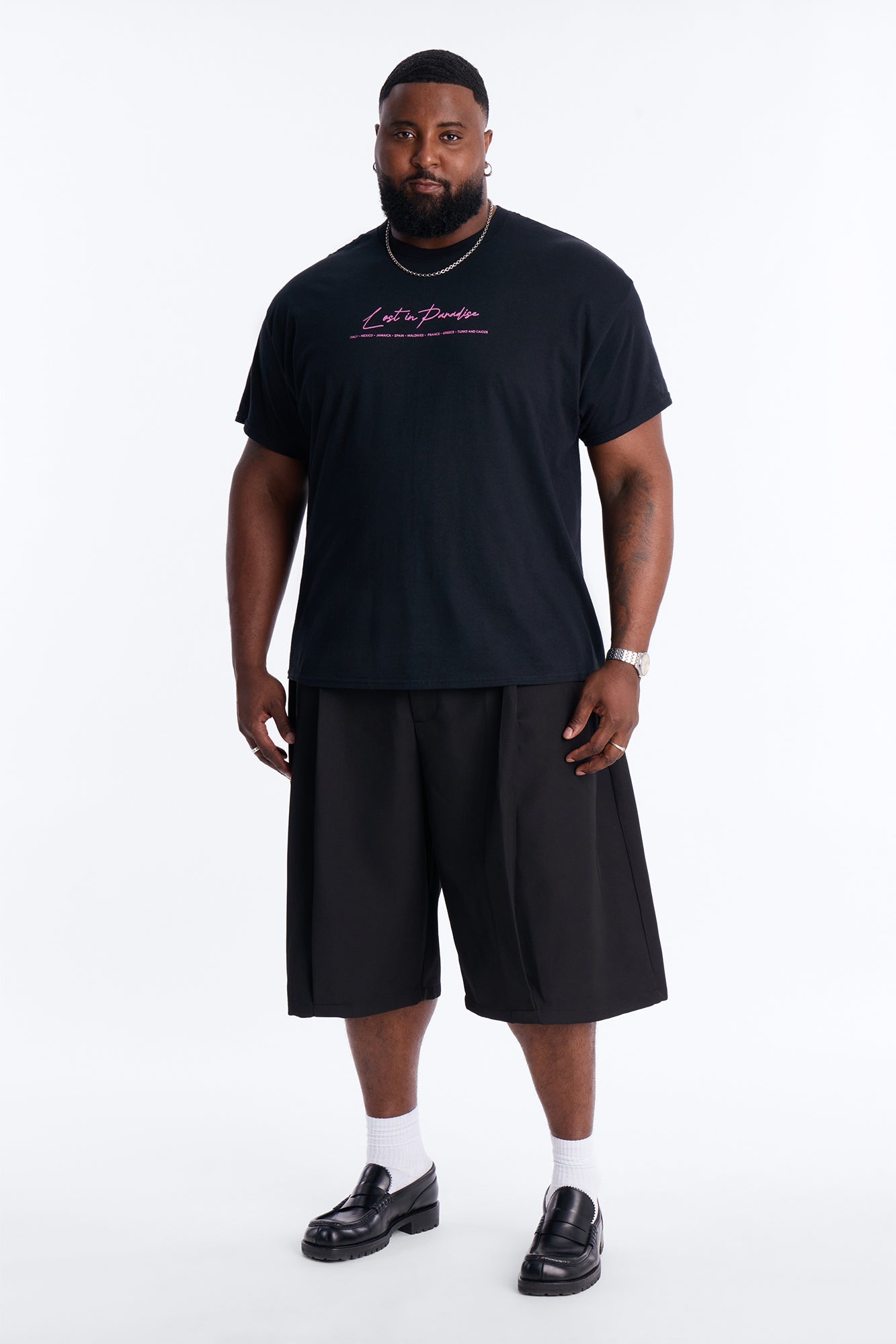 Forever Lost In Paradise Short Sleeve Tee - Black