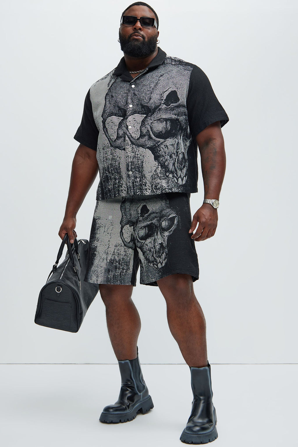 Azrael Tapestry Shorts - Black/combo