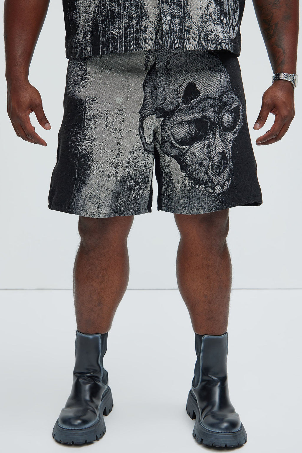 Azrael Tapestry Shorts - Black/combo