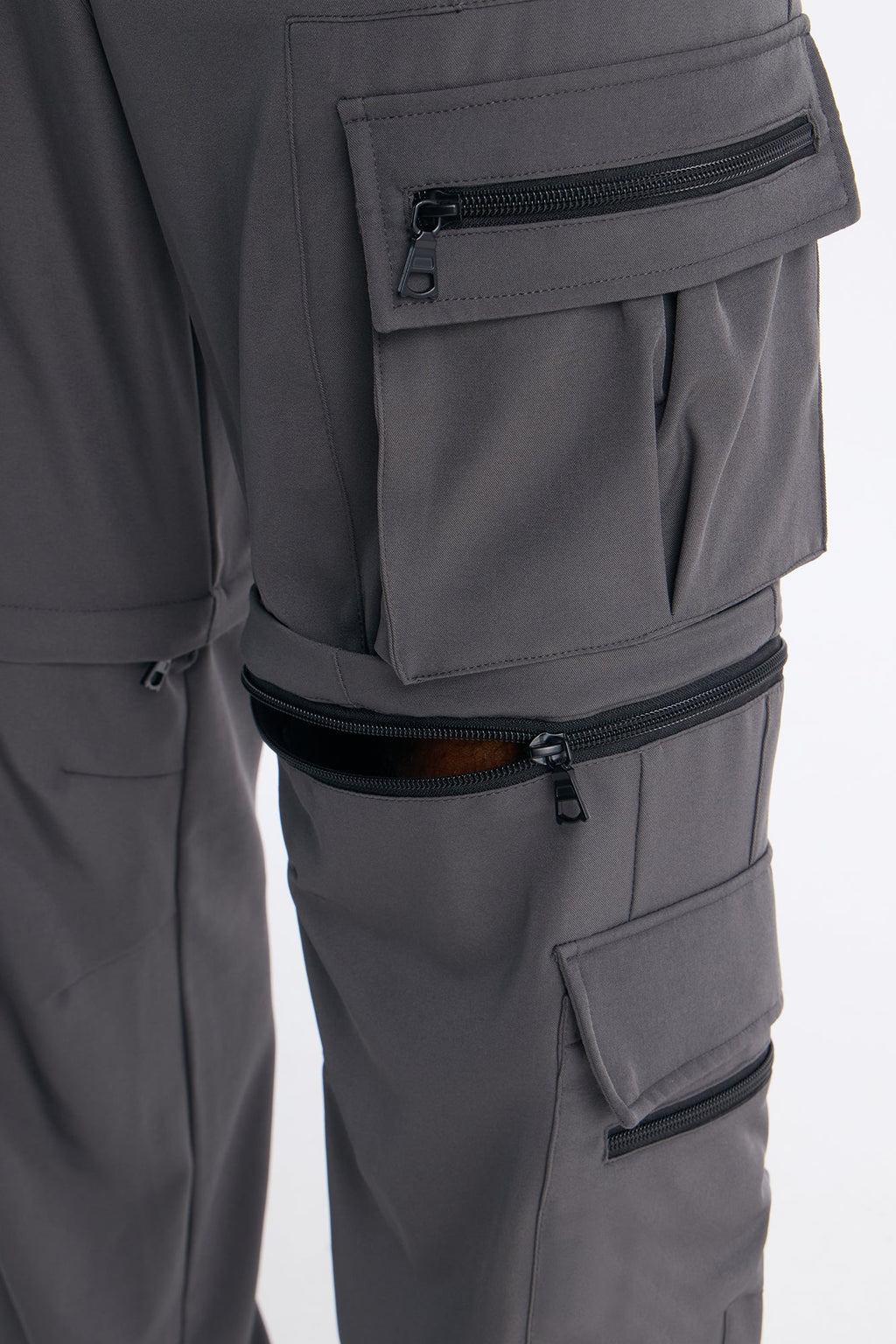 Straight Convertible Turning Point Utility Cargo Pant - Grey