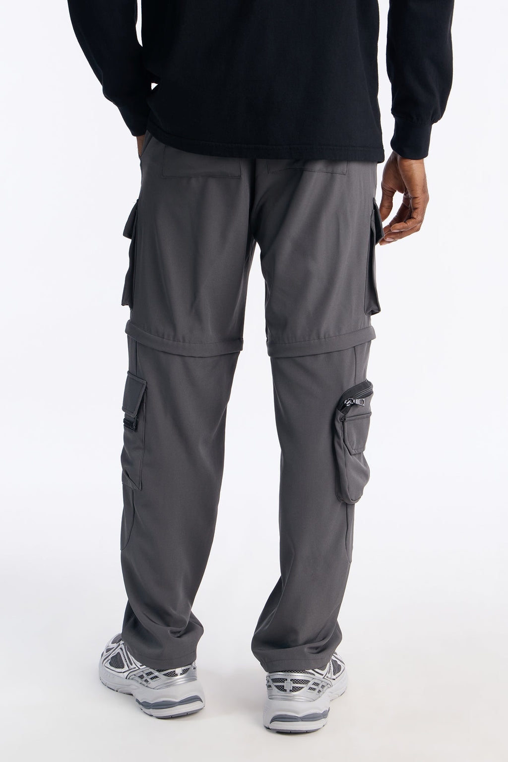 Straight Convertible Turning Point Utility Cargo Pant - Grey