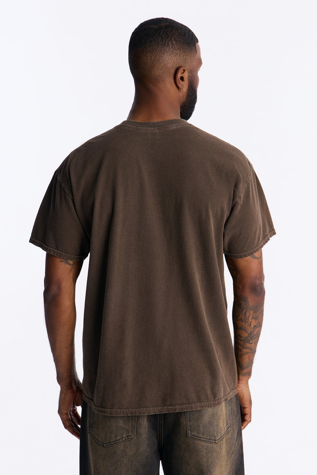 Phoenix Desert Paradise Oversized Short Sleeve Tee - Chocolate
