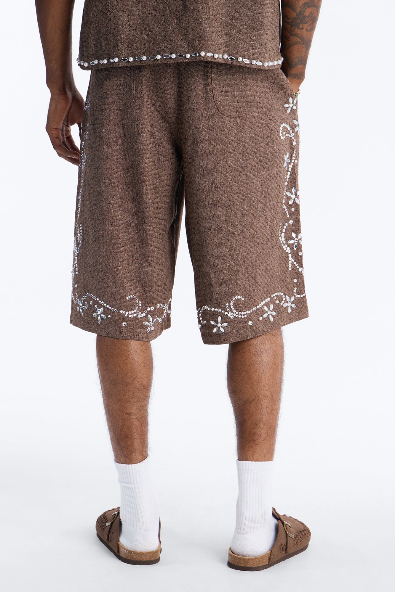 Baggy Wanderlust Pearl Journey Short - Brown