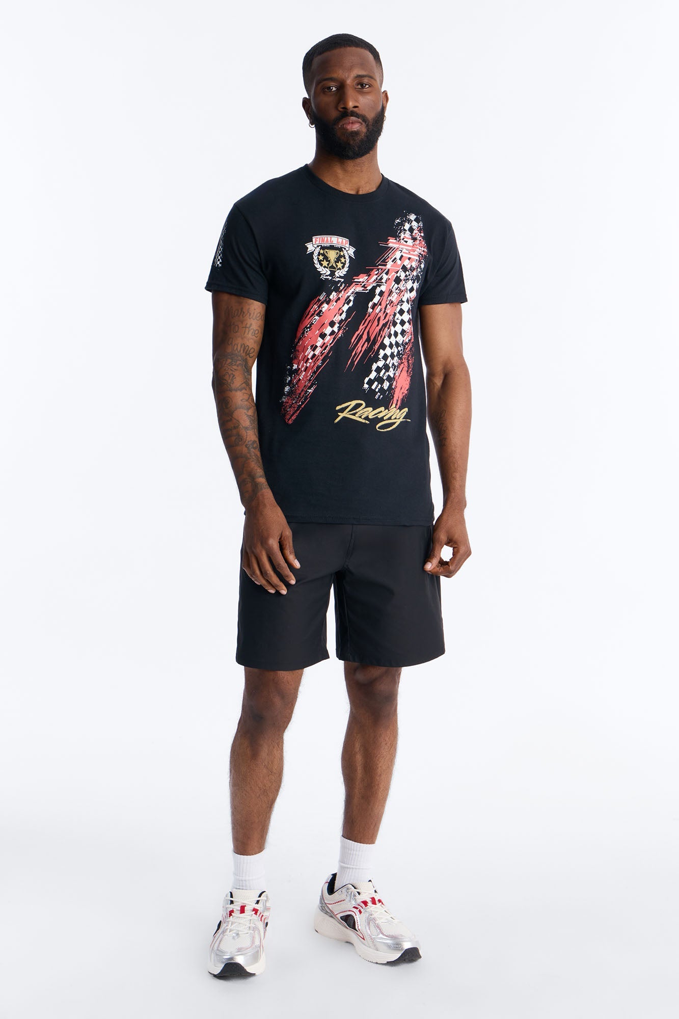 Final Lap Racing Short Sleeve Tee - Black