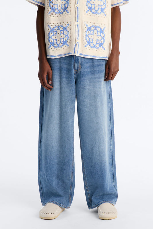 Essential Baggy Rigid Jean - Medium Blue Wash