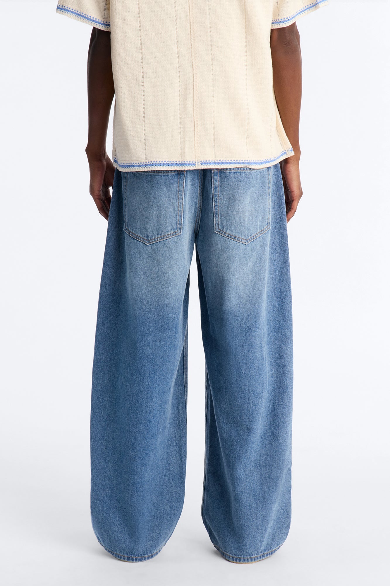 Essential Baggy Rigid Jean - Medium Blue Wash