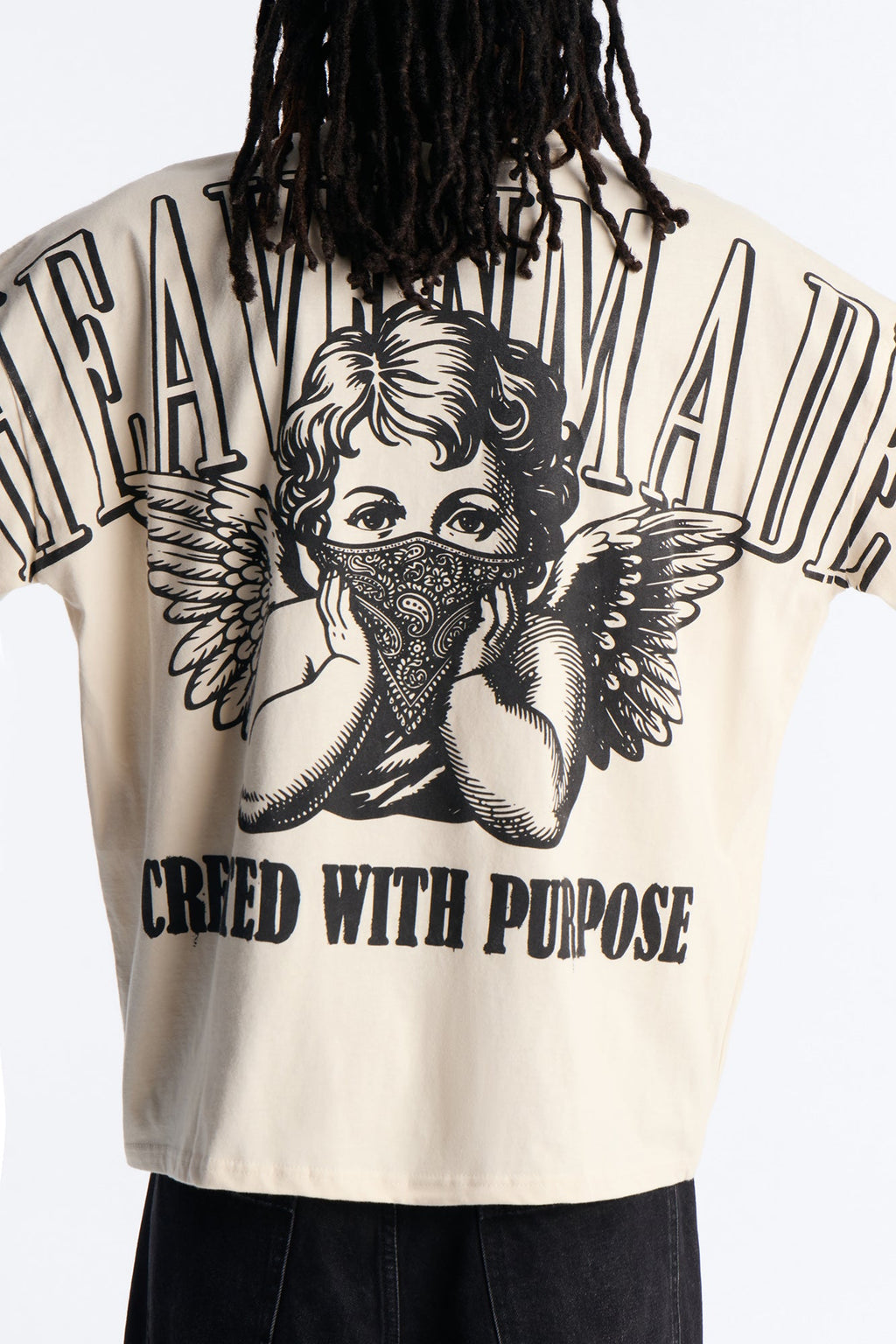 Heaven Made Heavy Weight Boxy Short Sleeve Tee - Off White