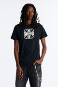 West Coast Choppers Icon Puff Print Short Sleeve Tee - Black
