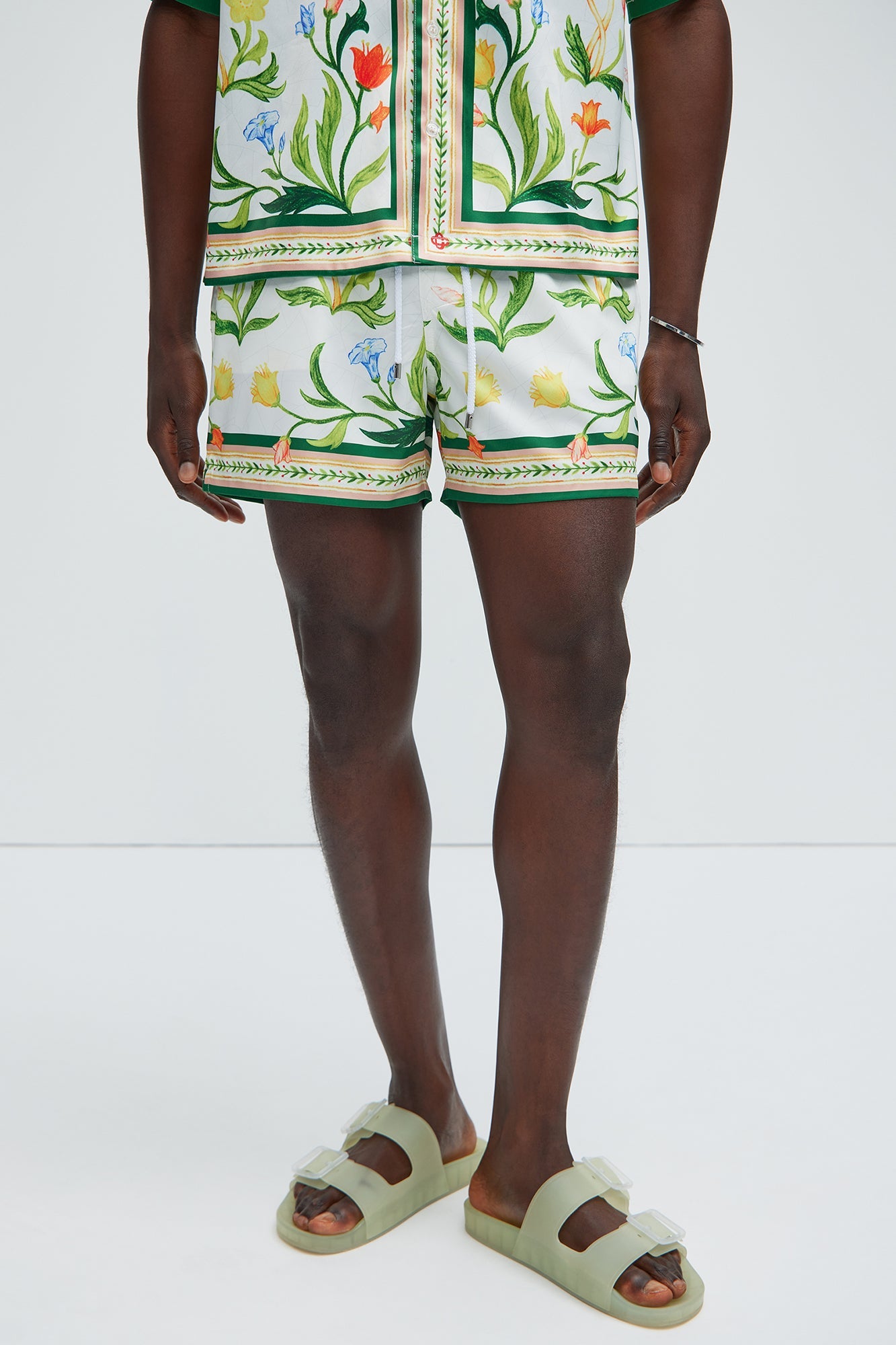 Deer Creek Swim Short Trunk - White/combo