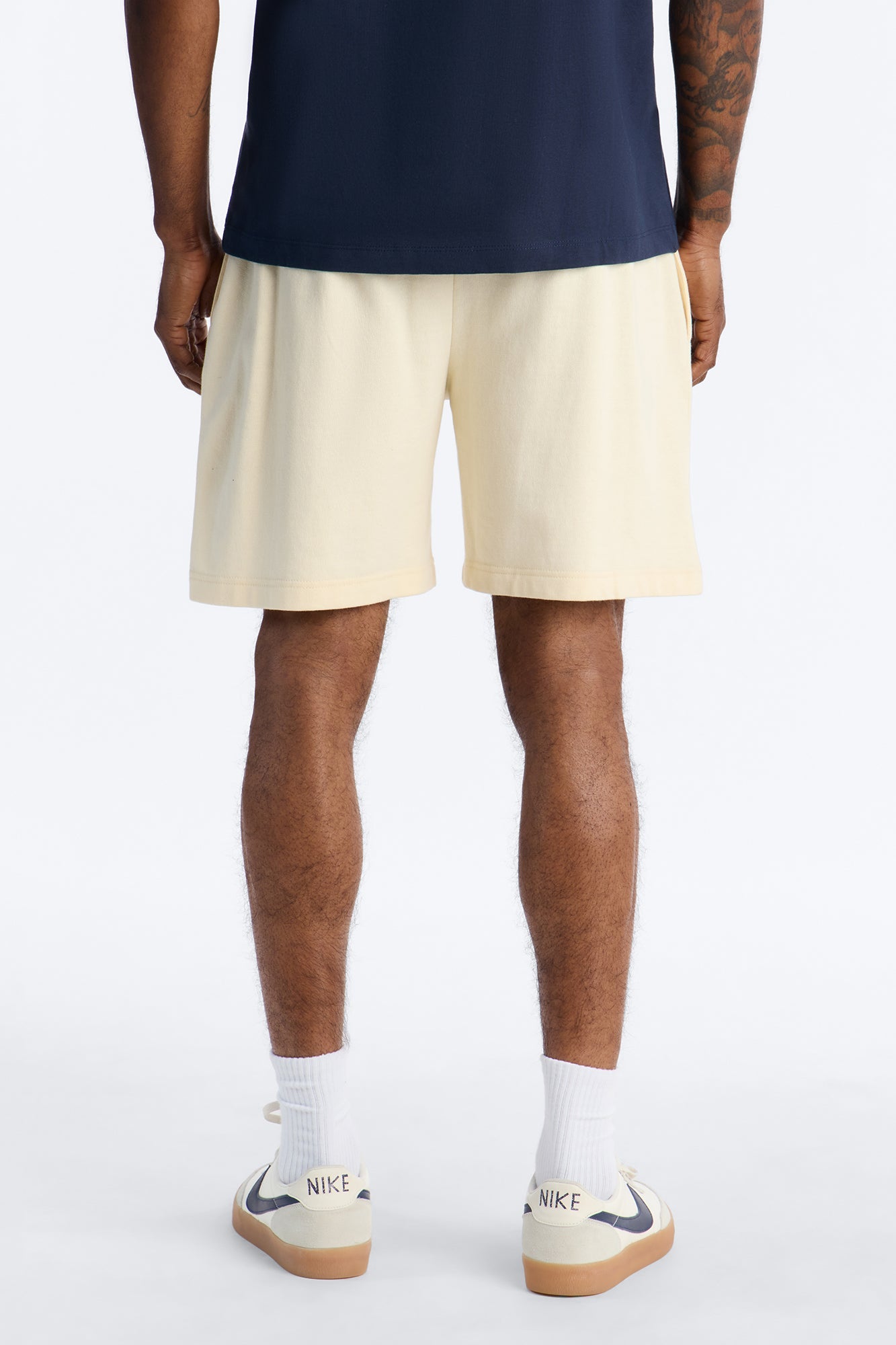 Natural Affinity Sweatshorts - Cream