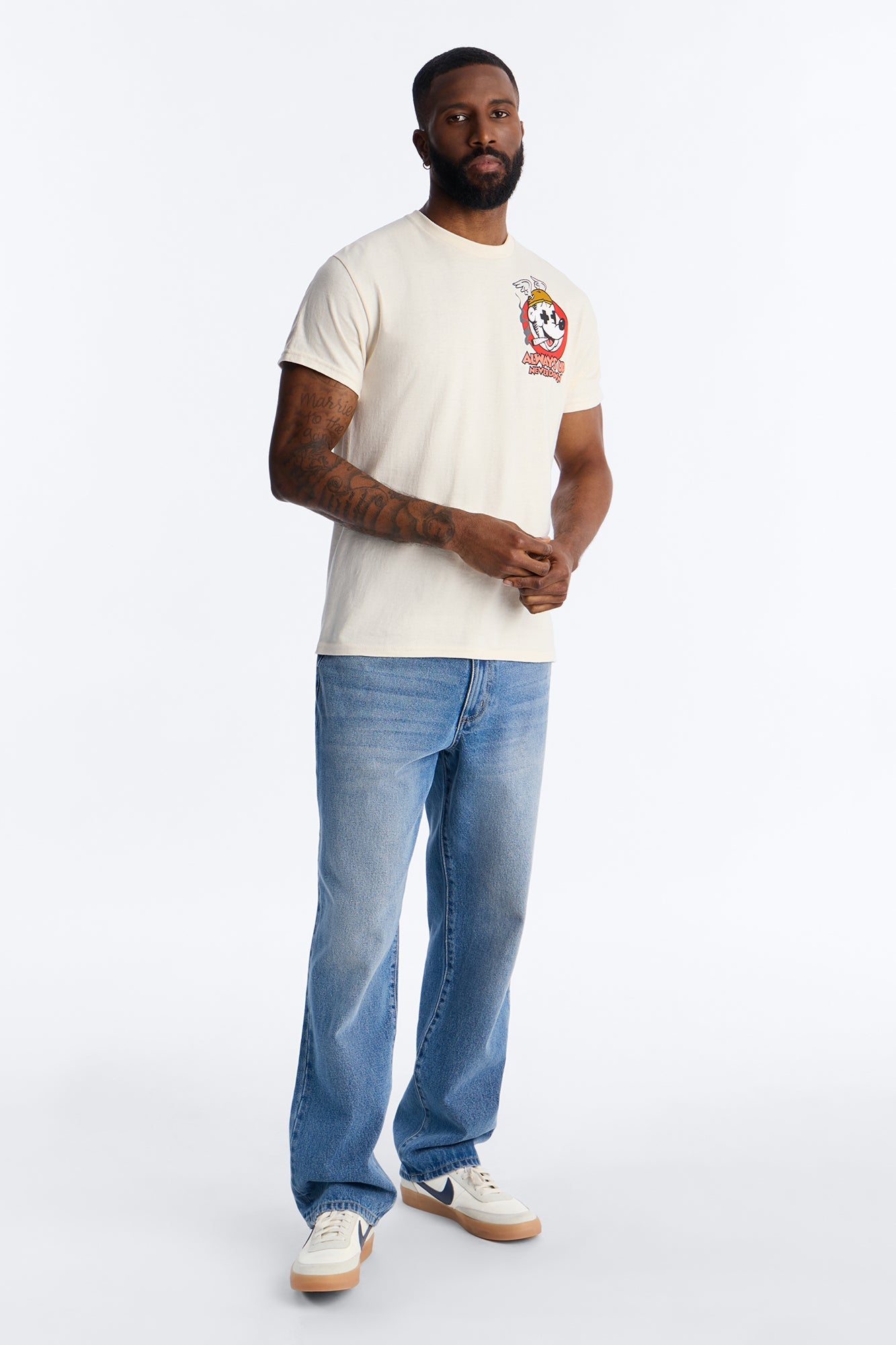 Always Up Short Sleeve Tee - Natural