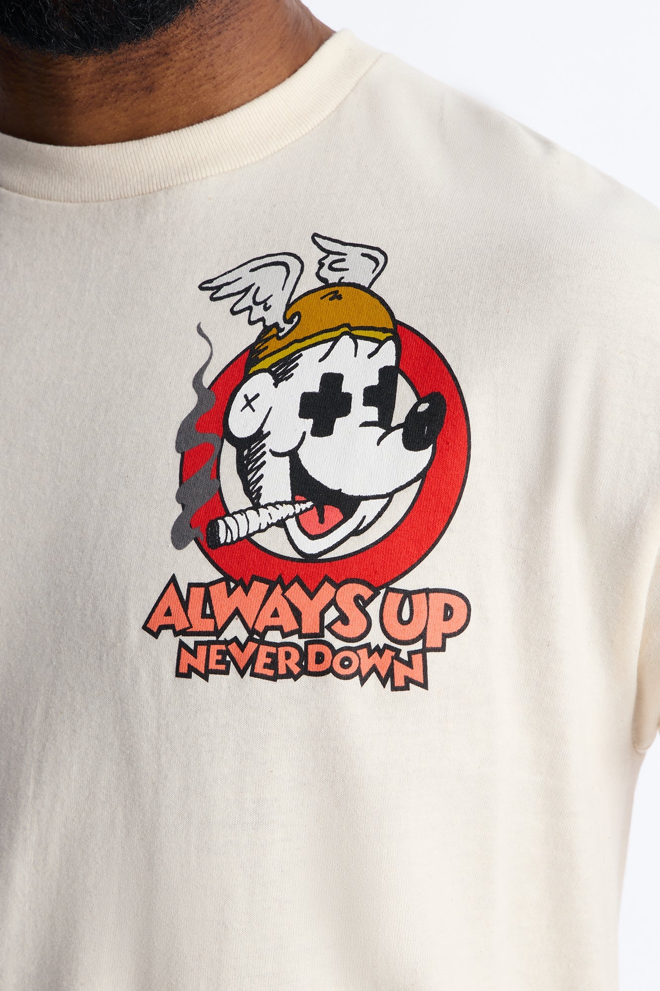 Always Up Short Sleeve Tee - Natural