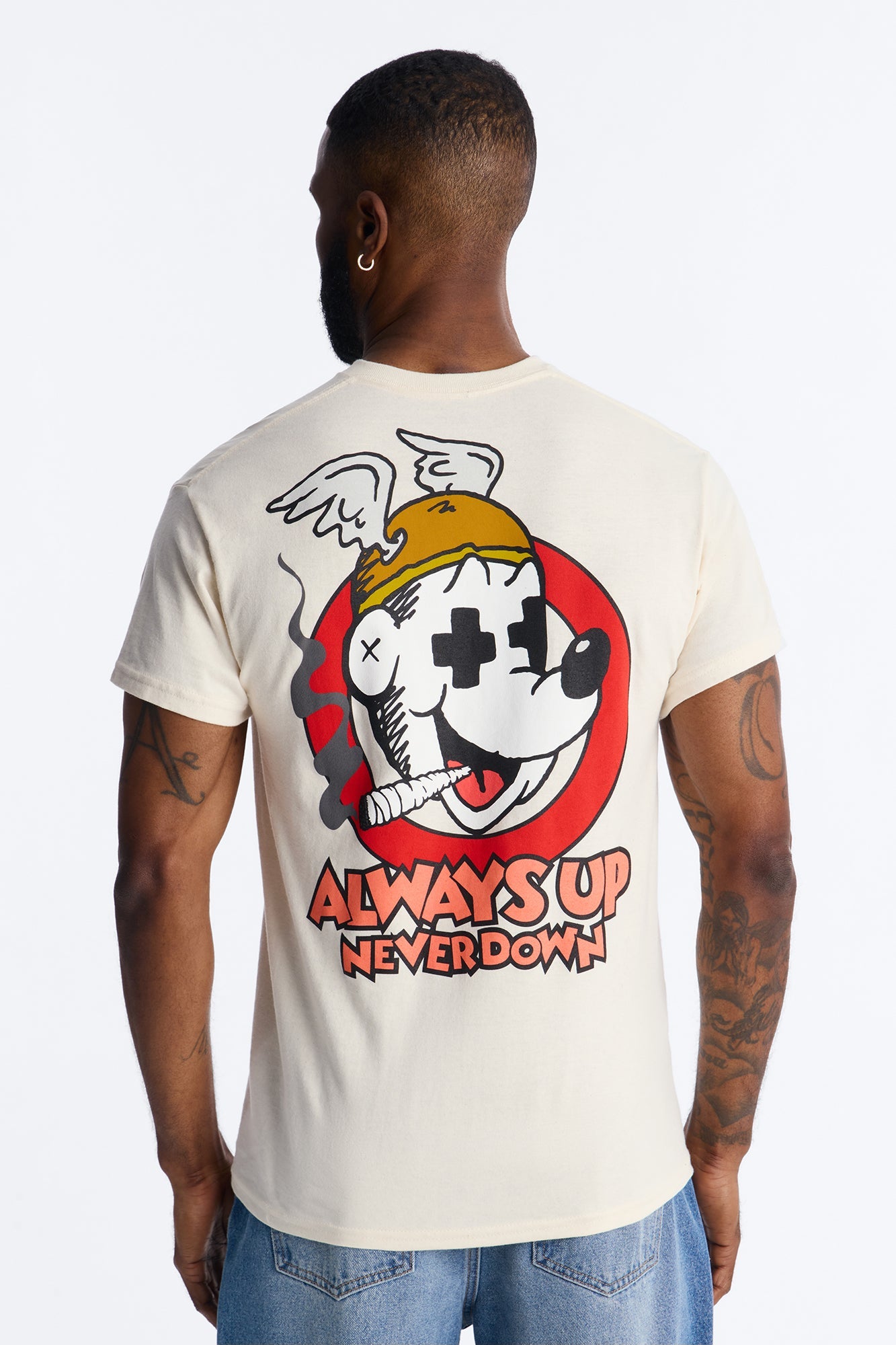 Always Up Short Sleeve Tee - Natural