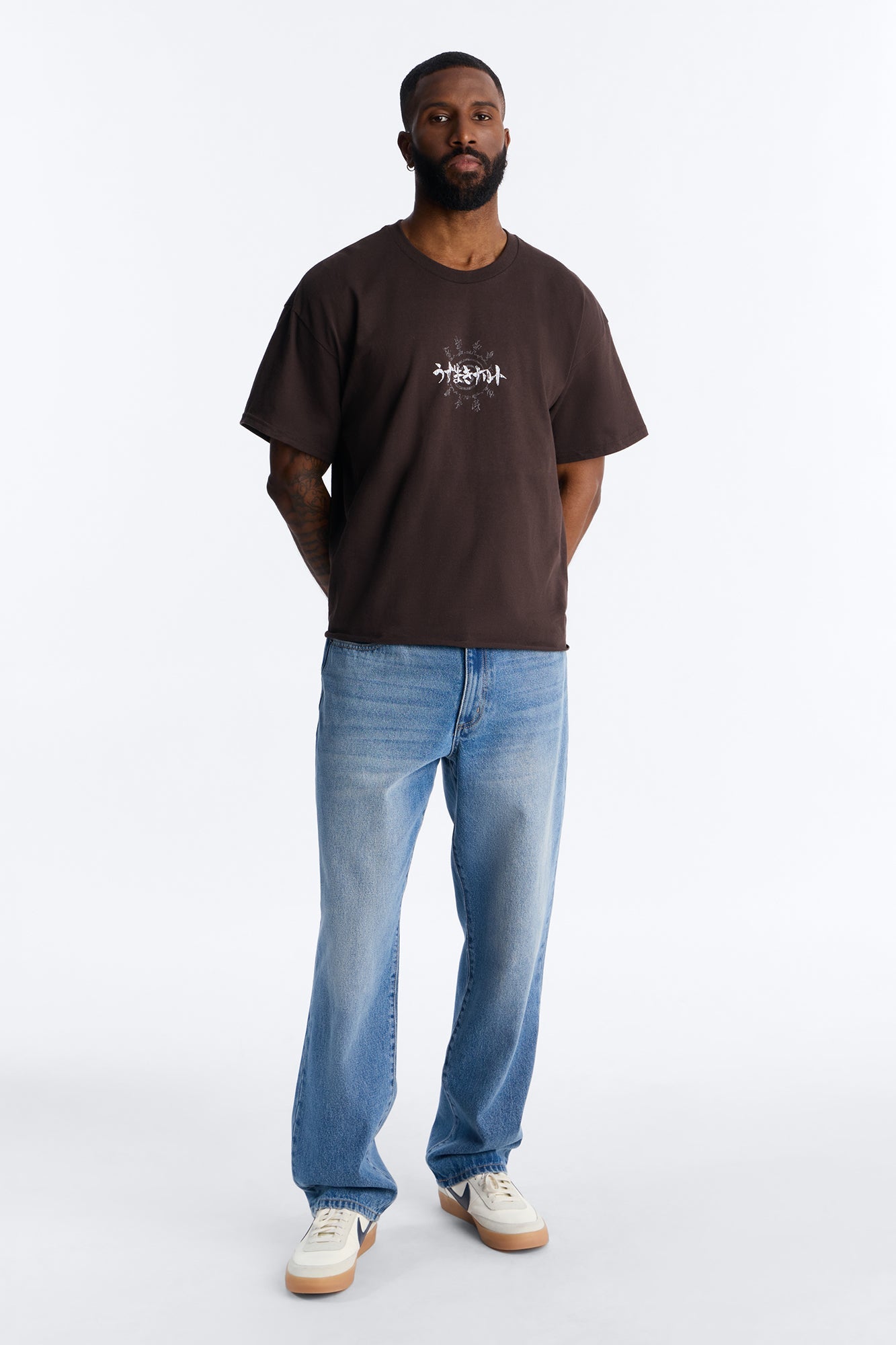Naruto Better Than The Rest Boxy Short Sleeve Tee - Brown