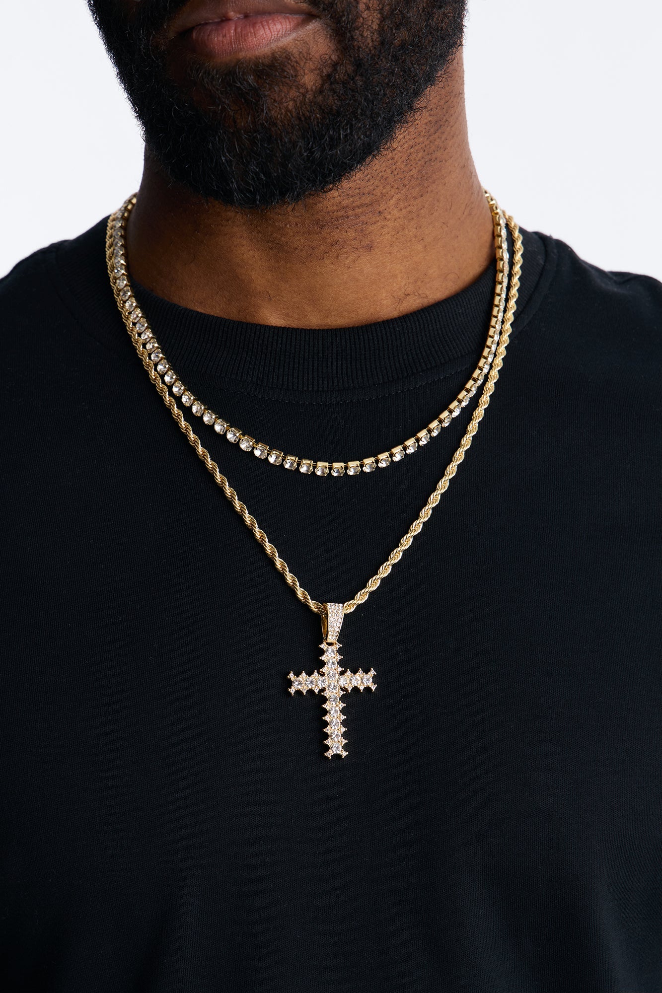 Golden Redemption Necklace Set - Gold