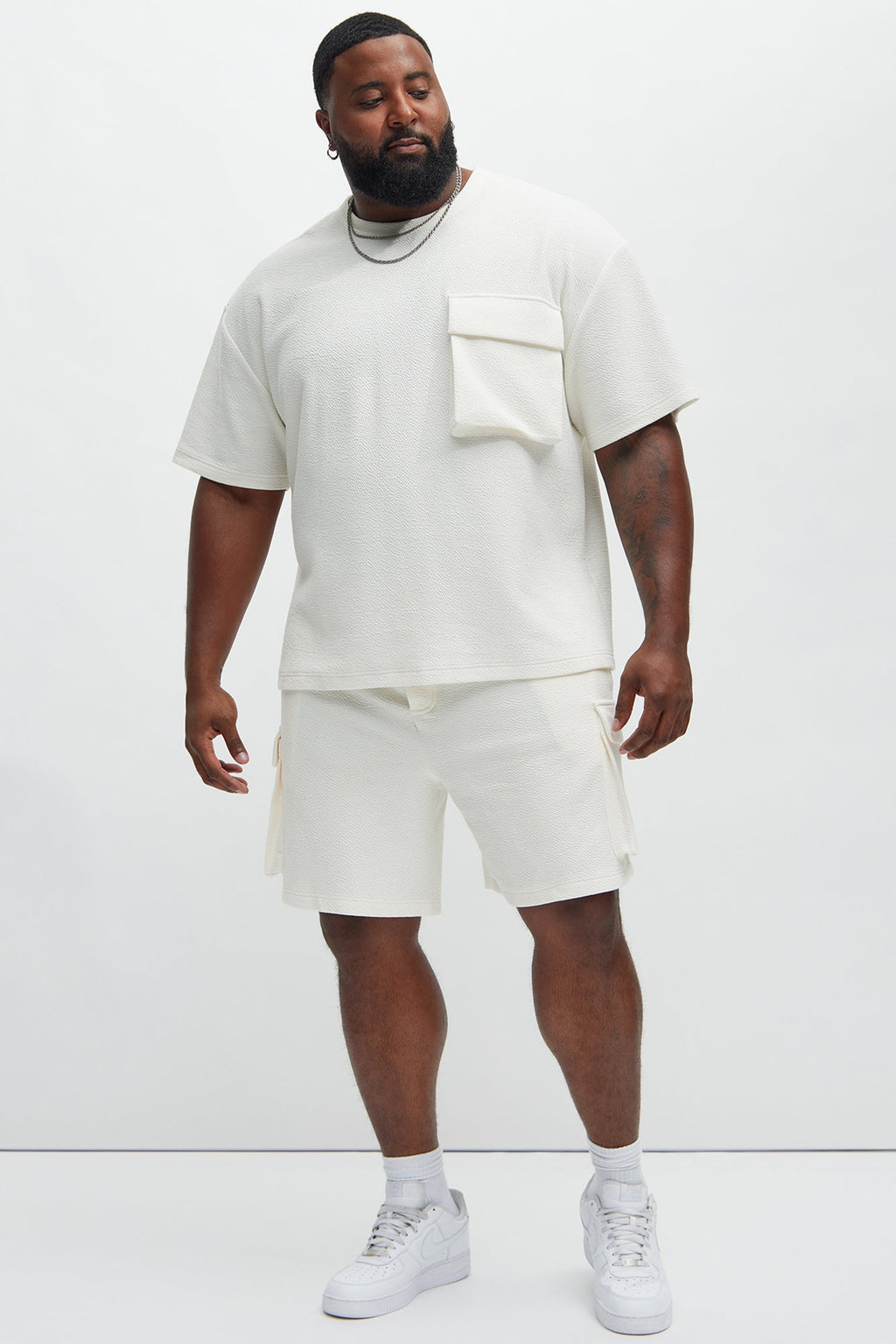 Lewis Relaxed Shorts - Cream