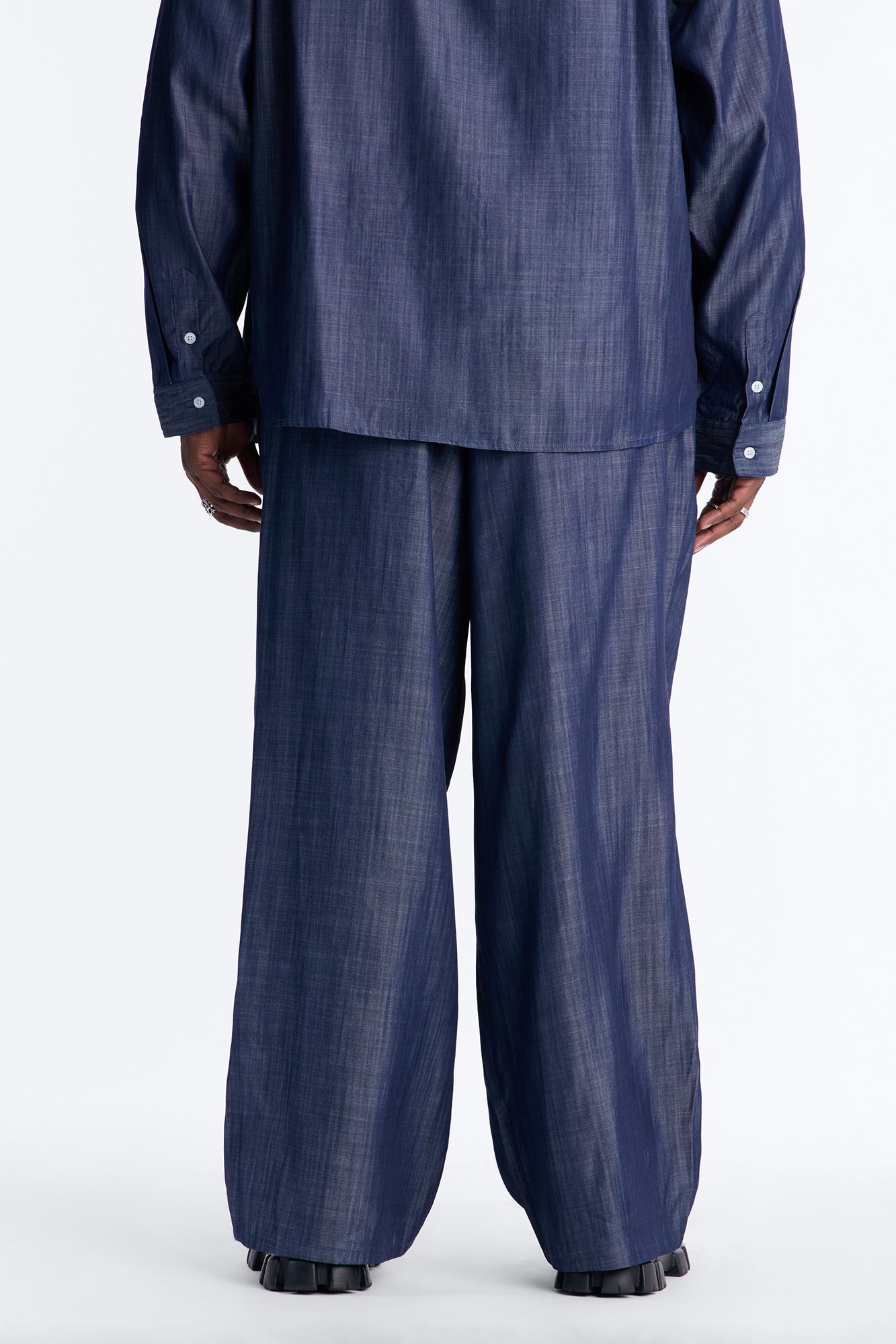Wide Leg Mercer Gates Pant - Indigo