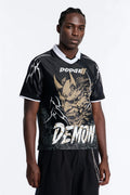Dodge Demon Soccer Jersey Tee - Black
