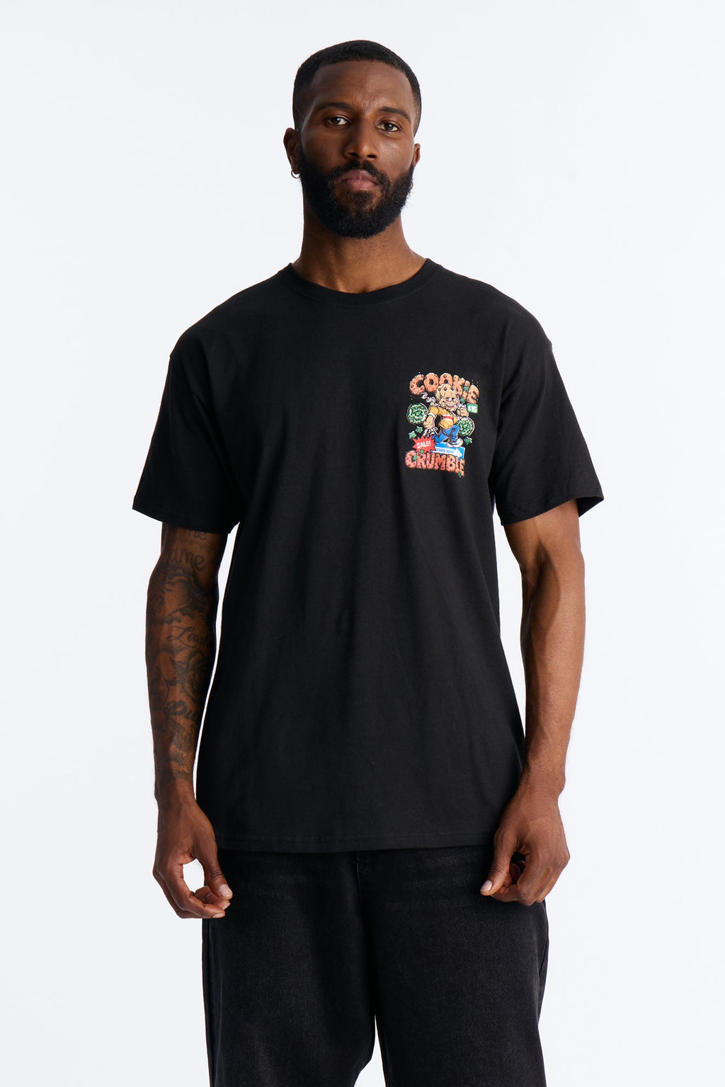 This Way Cookie Crumble Short Sleeve Tee - Black