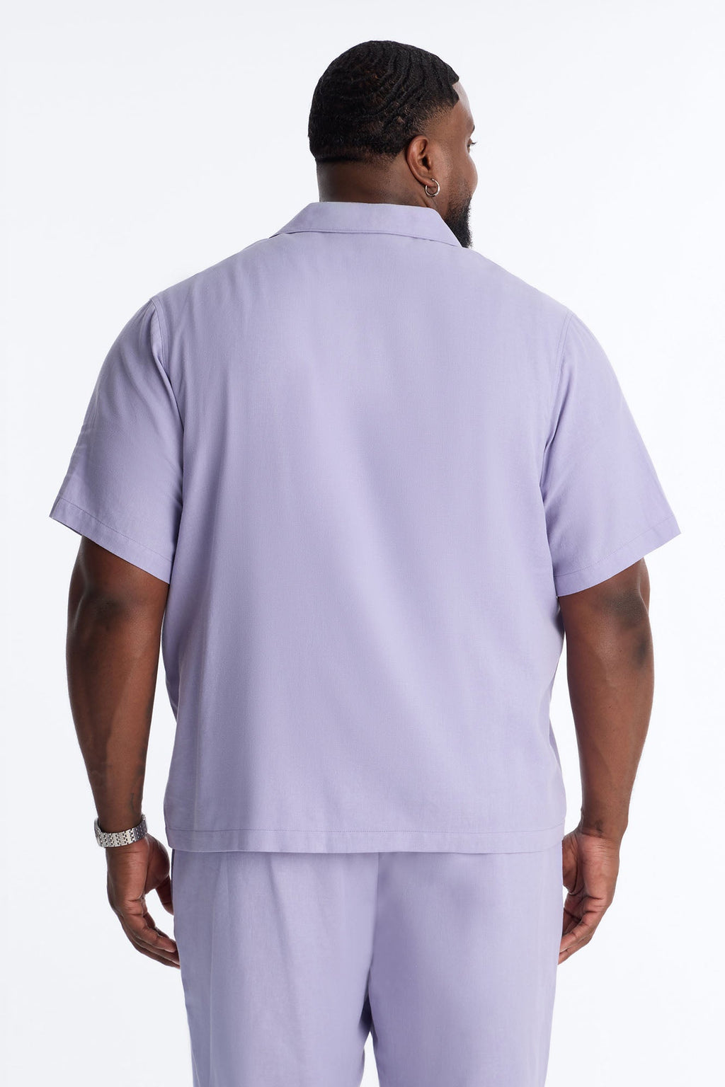 Bahamas Linen Shirt - Lavender