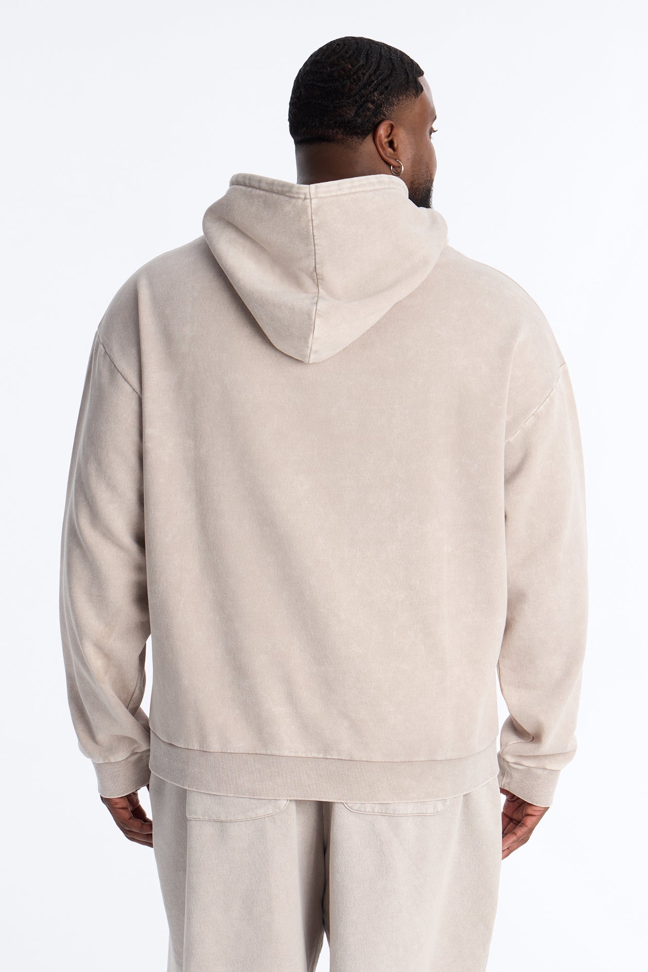 On The Go Washed Hoodie - Taupe