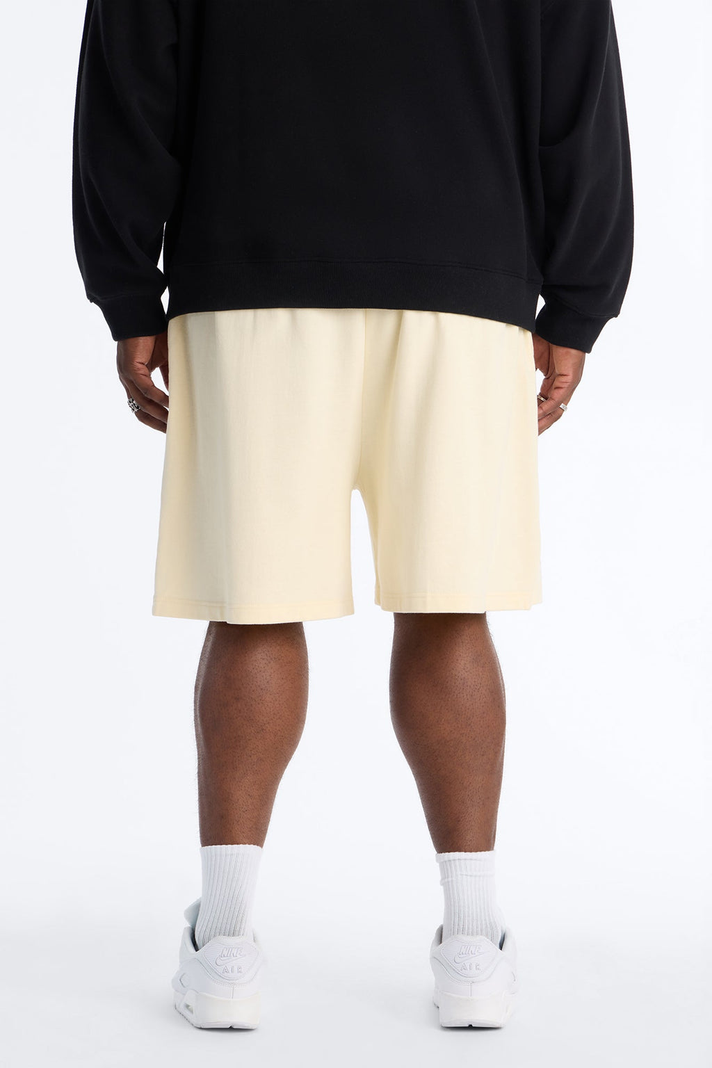 Natural Affinity Sweatshorts - Cream