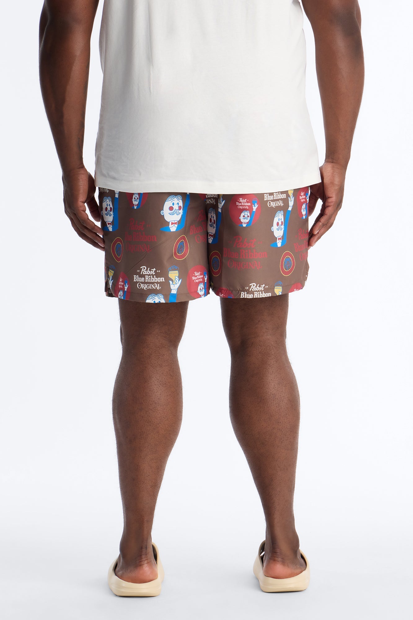 Blue Ribbon Printed Swim Trunk 7″ - Multi Color