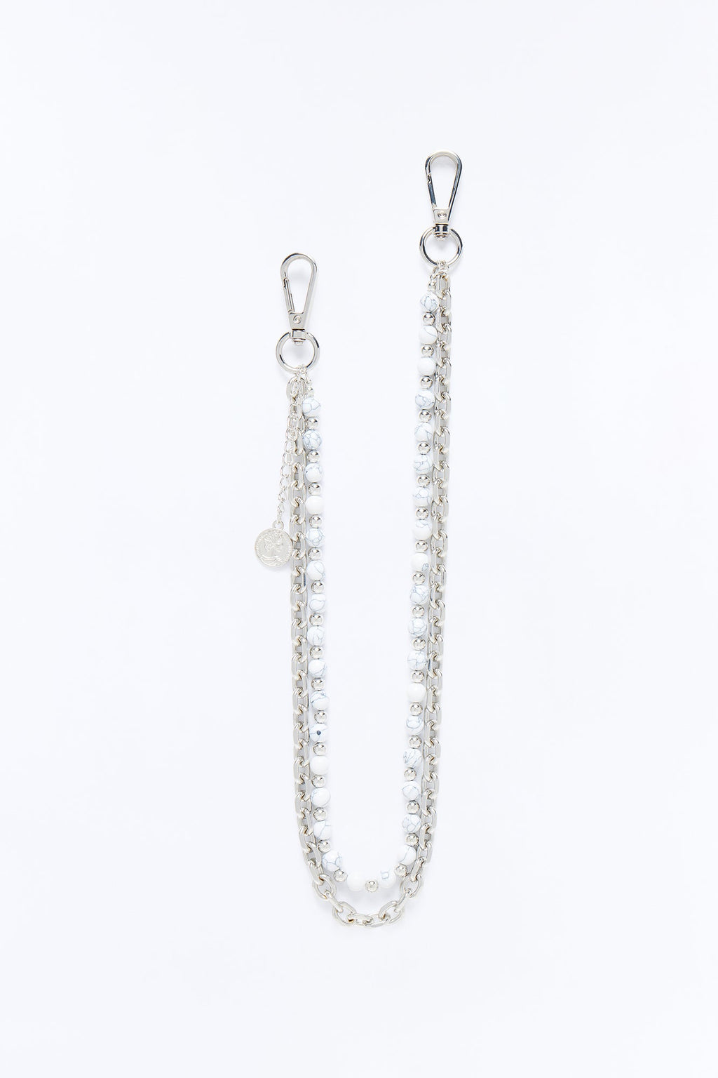 Monarch Relic Layered Pant Chain - Silver