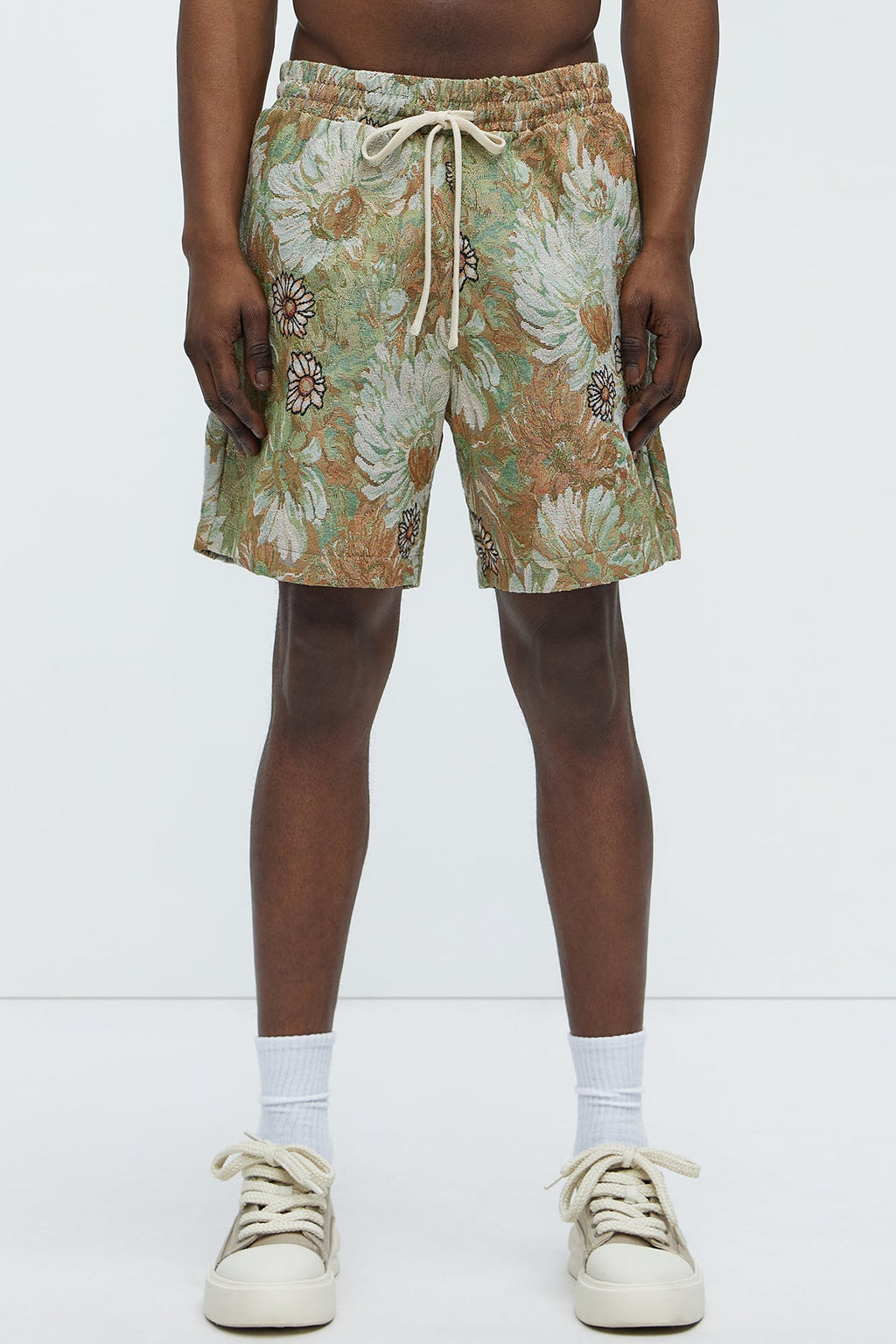Judas Tapestry Shorts - Green/combo