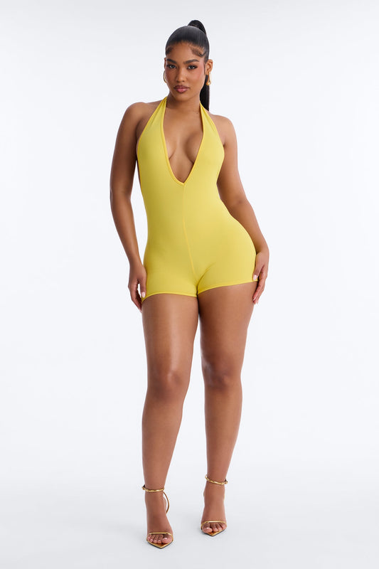 Iconic Babe Romper - Yellow