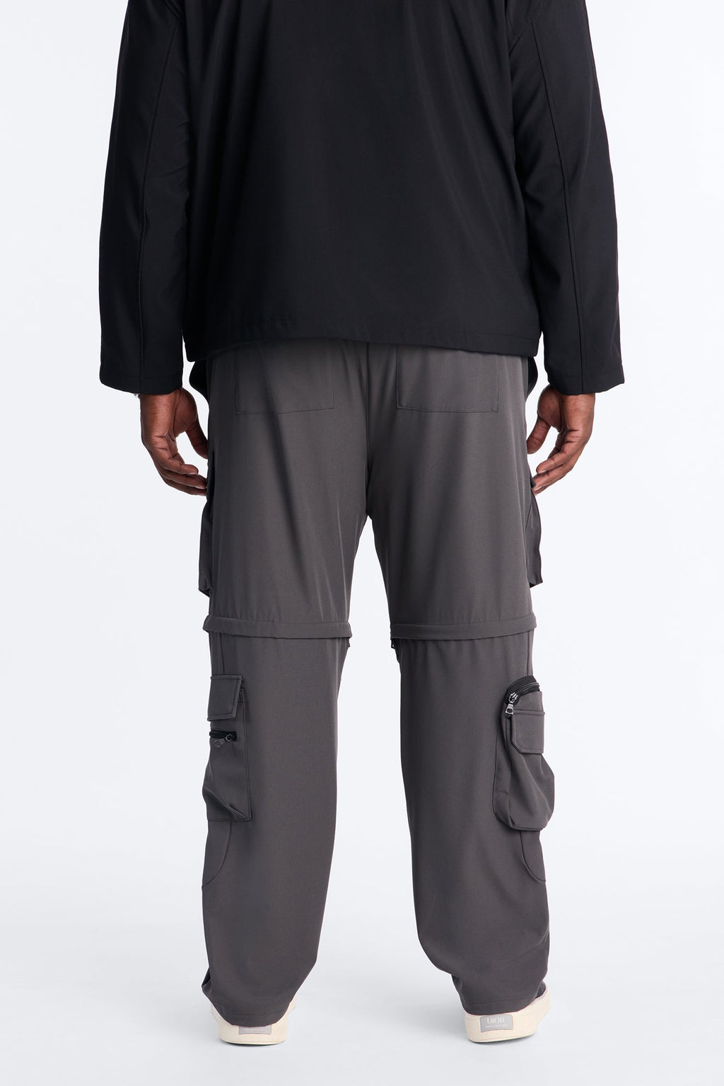 Straight Convertible Turning Point Utility Cargo Pant - Grey