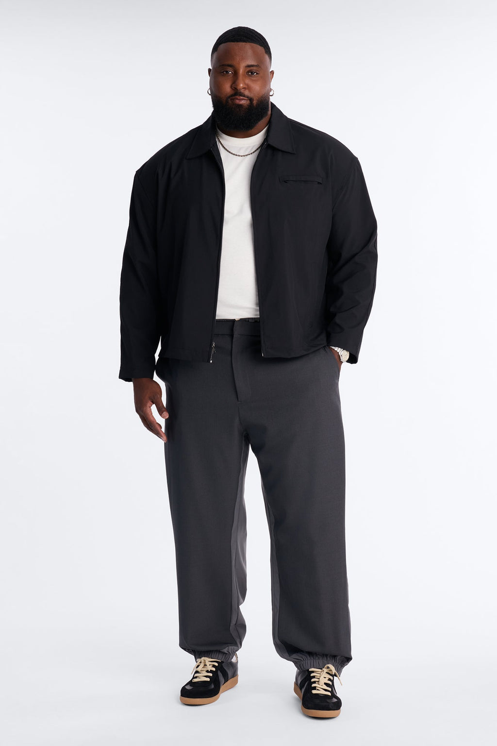 Straight Montalvo Mixed Worlds Trouser - Grey