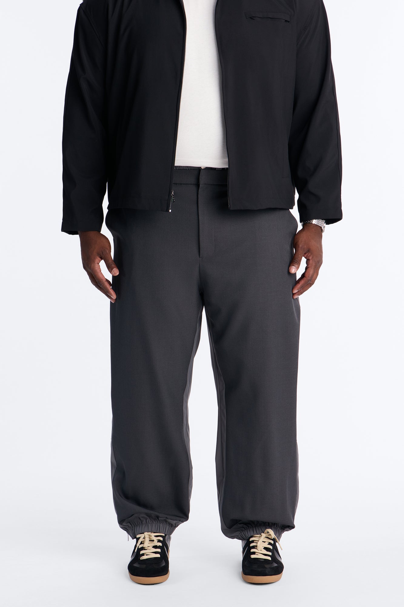Straight Montalvo Mixed Worlds Trouser - Grey