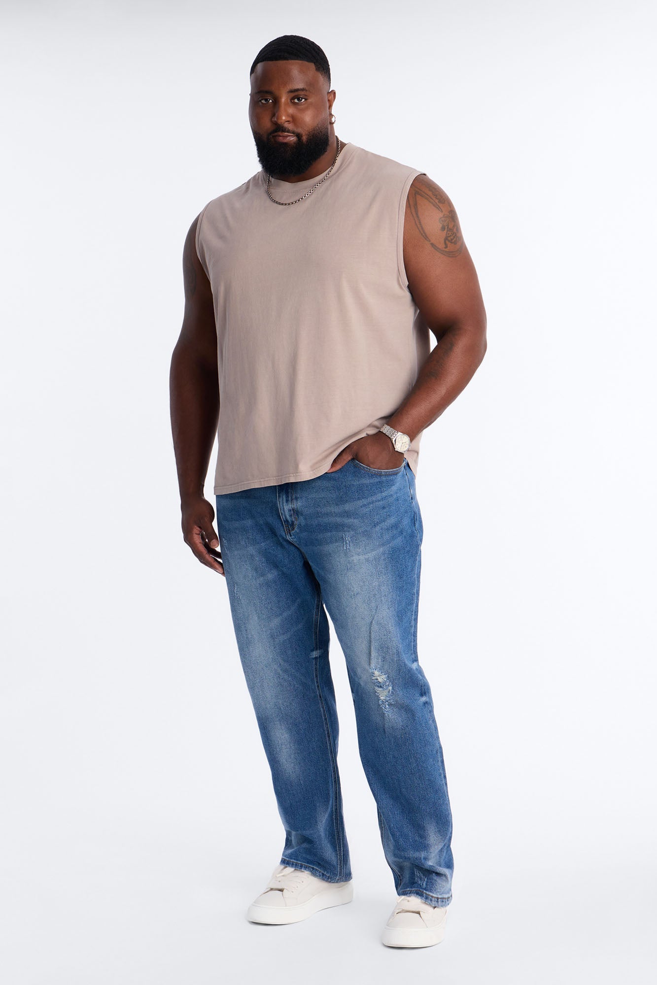 Got You Distressed Slim Jeans - Dark Wash