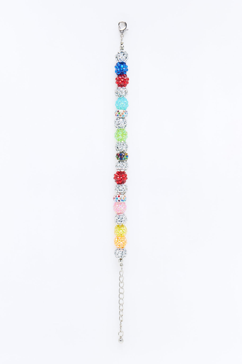 Confetti Iced Beaded Link Bracelet - Multi Color