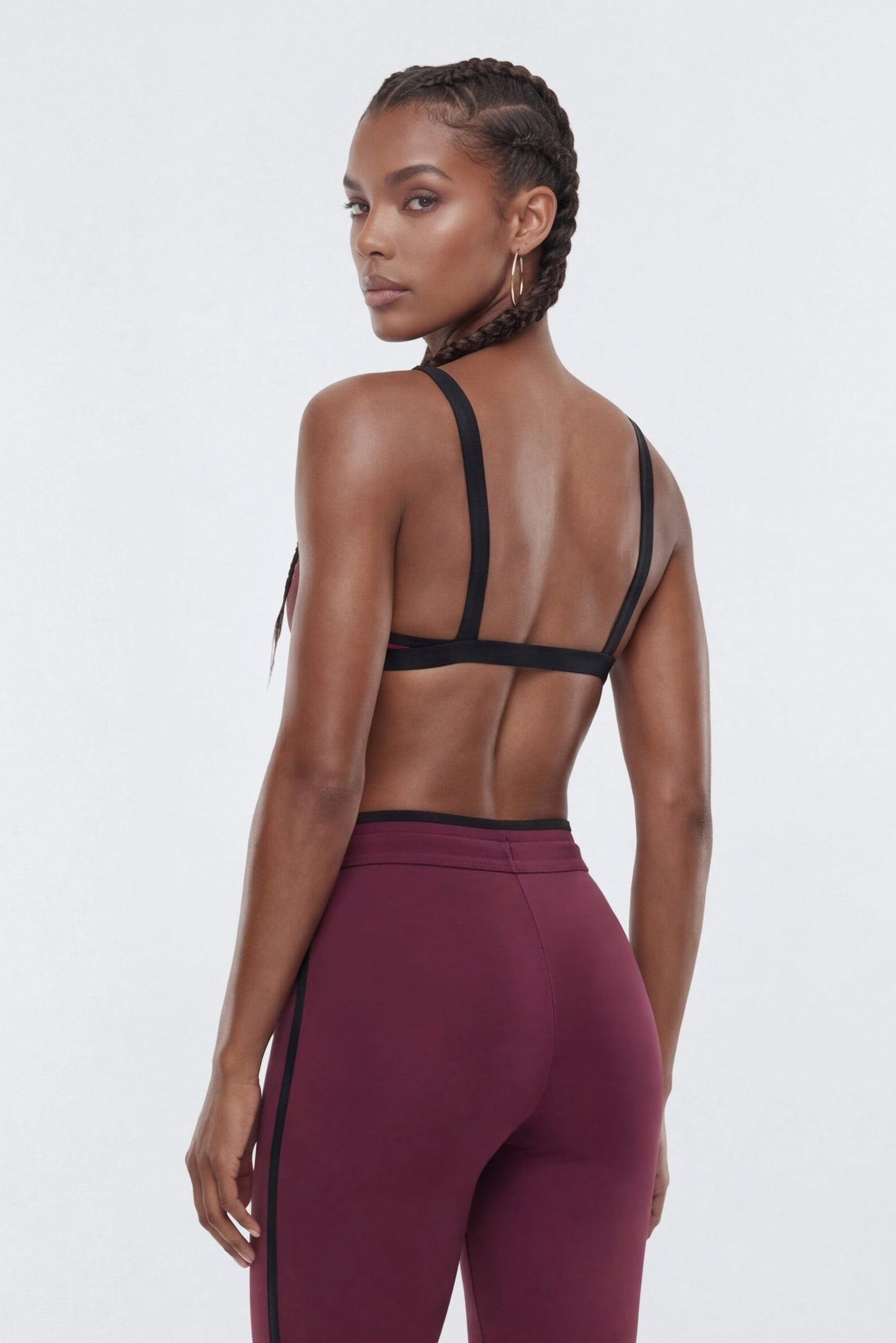 ProStretch™ Triangle Sports Bra - Merlot
