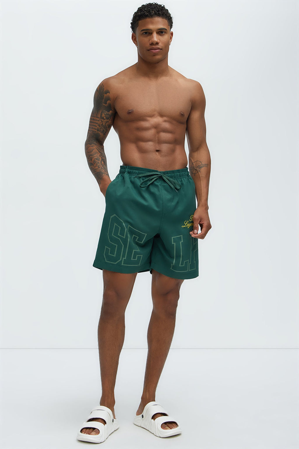 Self Made Swim Classic Trunk - Green